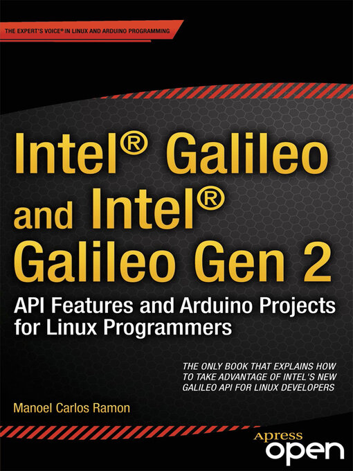 Title details for Intel Galileo and Intel Galileo Gen 2 by Manoel Ramon - Available